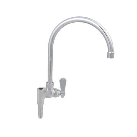 Bk Resources Optiflow Add-On Faucet, 8" Gooseneck, Heavy Duty Spout BKF-AF-8G-G